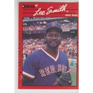 Lee Smith 1990 Donruss Error / No dot after INC.